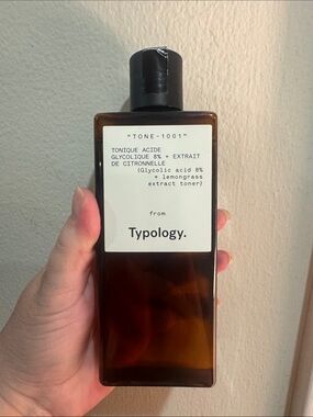 Typology/Glycolic Acid Toner (8%)/“Tone—1001.” NEW/SEALED! Never used! Authentic